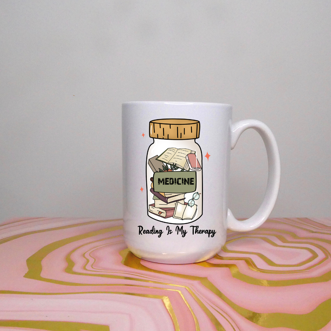 Reading is my Therapy Mug