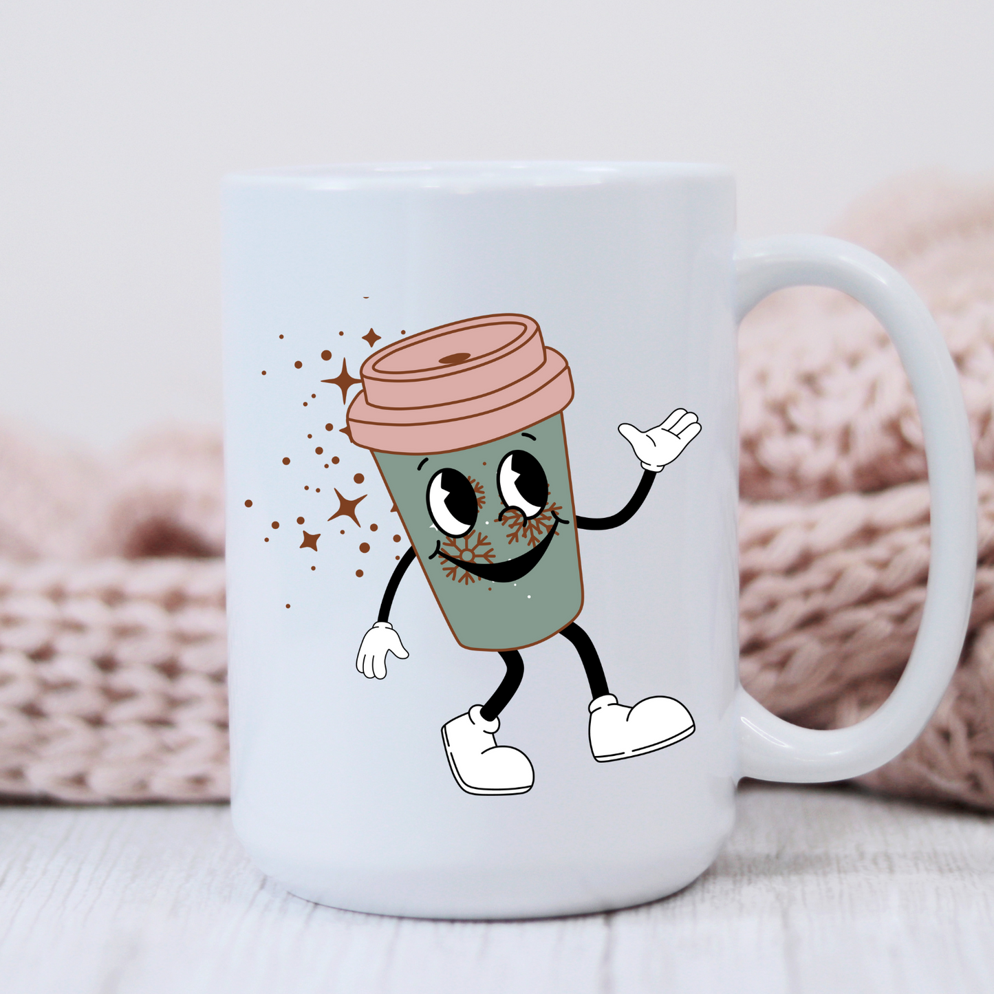 Dancing Coffee Cup Mug