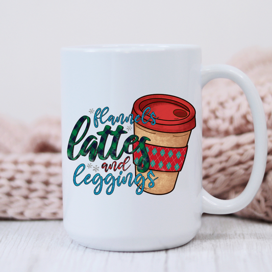 Flannels, Lattes and Leggings Mug