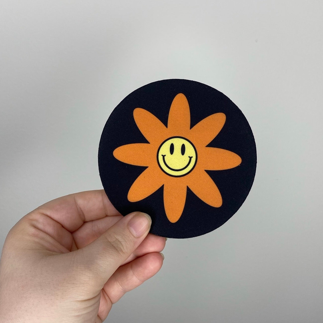 Orange Flower Coaster