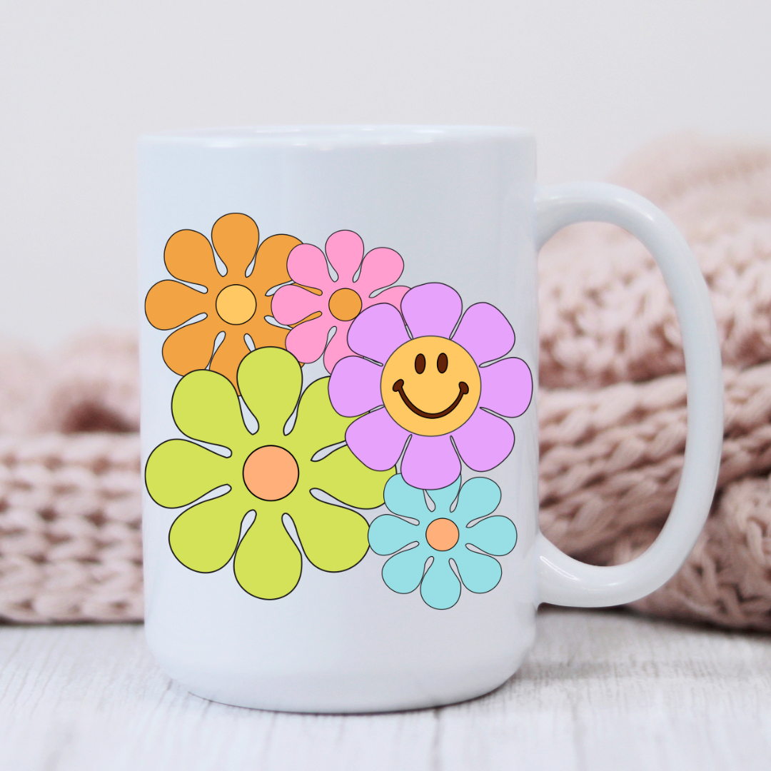 Solid Flower Mug