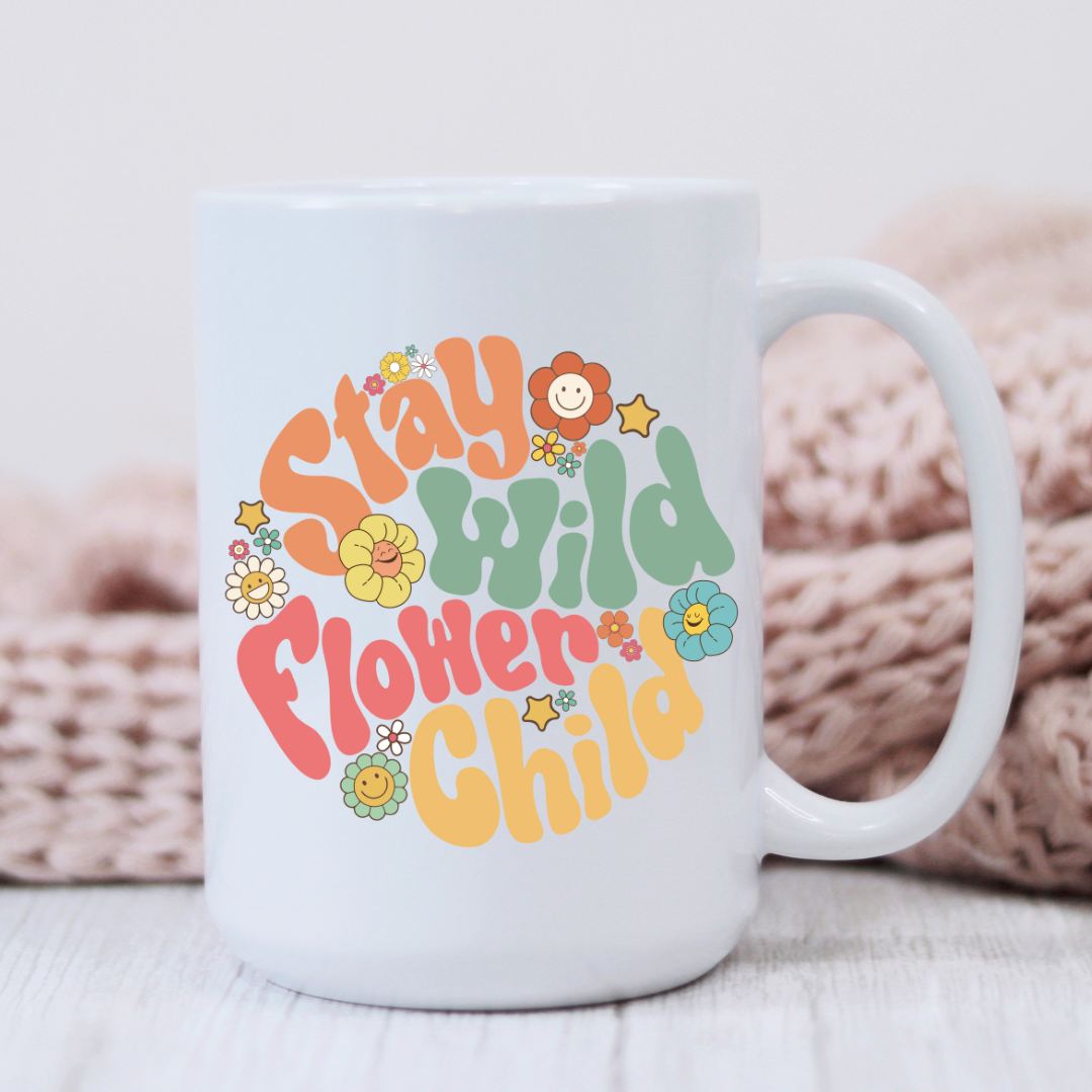 Stay Wild Flower Child Mug