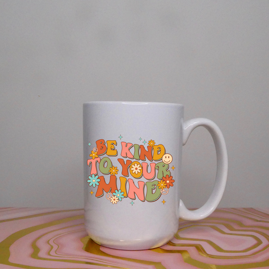 Be Kind to Your Mind Retro Mug