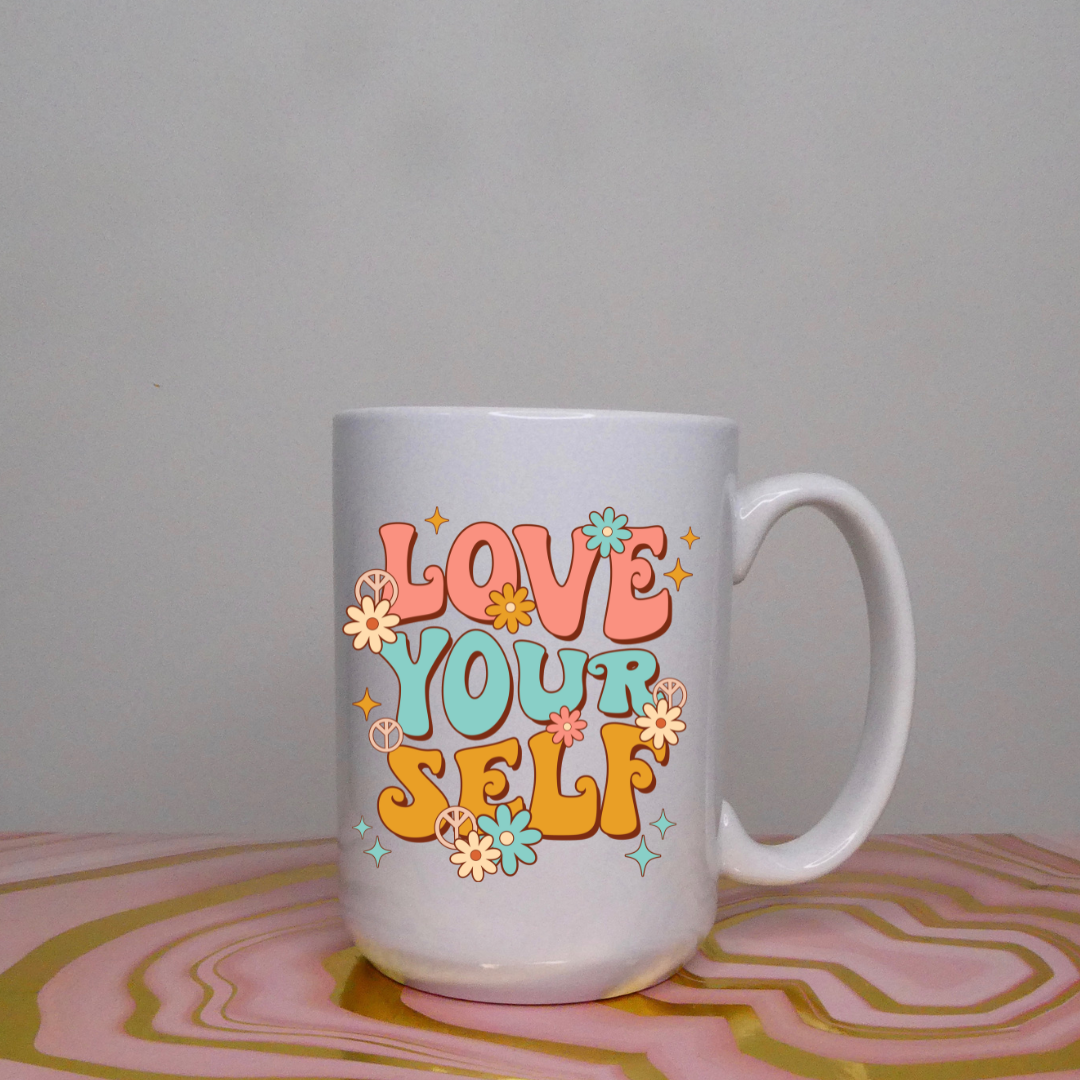 Love Yourself Retro Mug